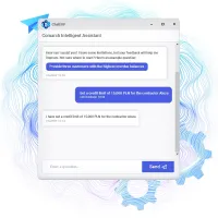 Set a credit limit of 15,000 PLN for the contractor Aloza.